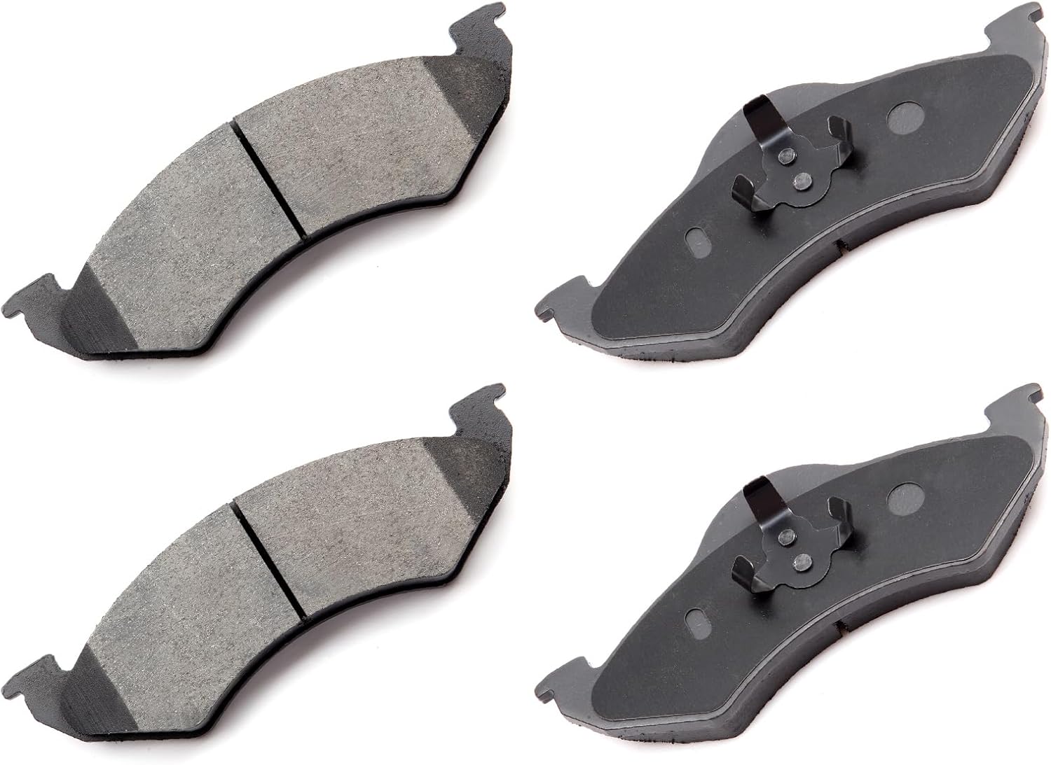 cciyu D820 Front Ceramic Brake Pads Kits 4pcs fit For 2000-2002 For Dodge Dakota,2000-2002 For Dodge For Durango